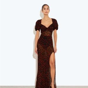 NWT Rat and Boa Magnolia floral dress XXS